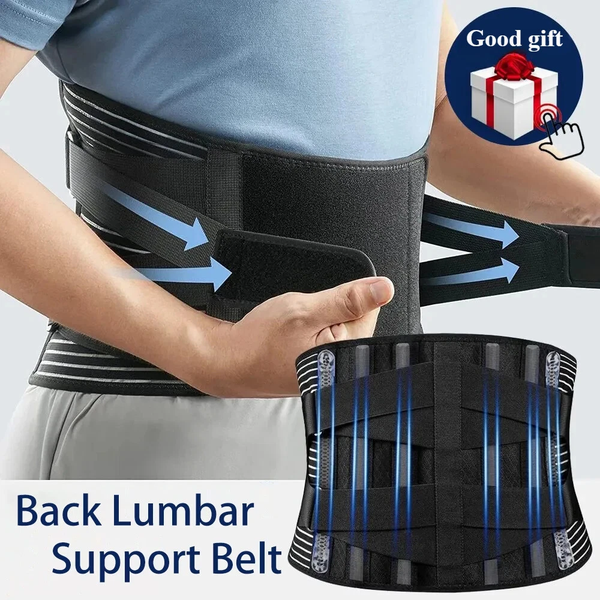 Vivydwell Adjustable Lower Back Brace Lumbar Support Waist - Vivydwell