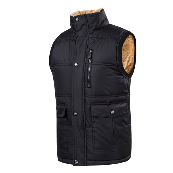 Vivydwell Plus Size Men'S Vest Plus Velvet Down - Vivydwell