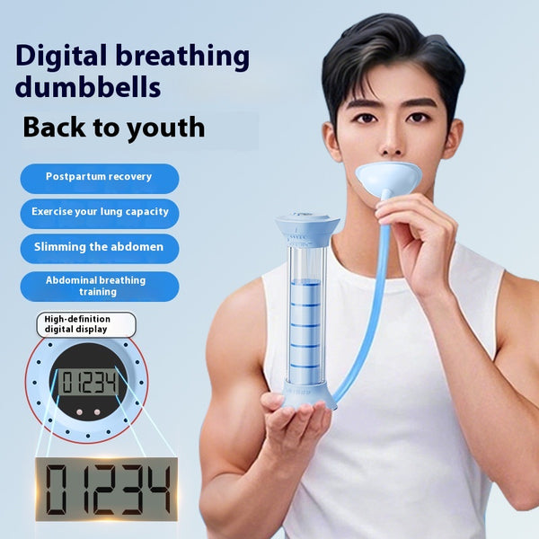 Vivydwell Breathing Dumbbell Abdominal Breathing Trainer - Vivydwell
